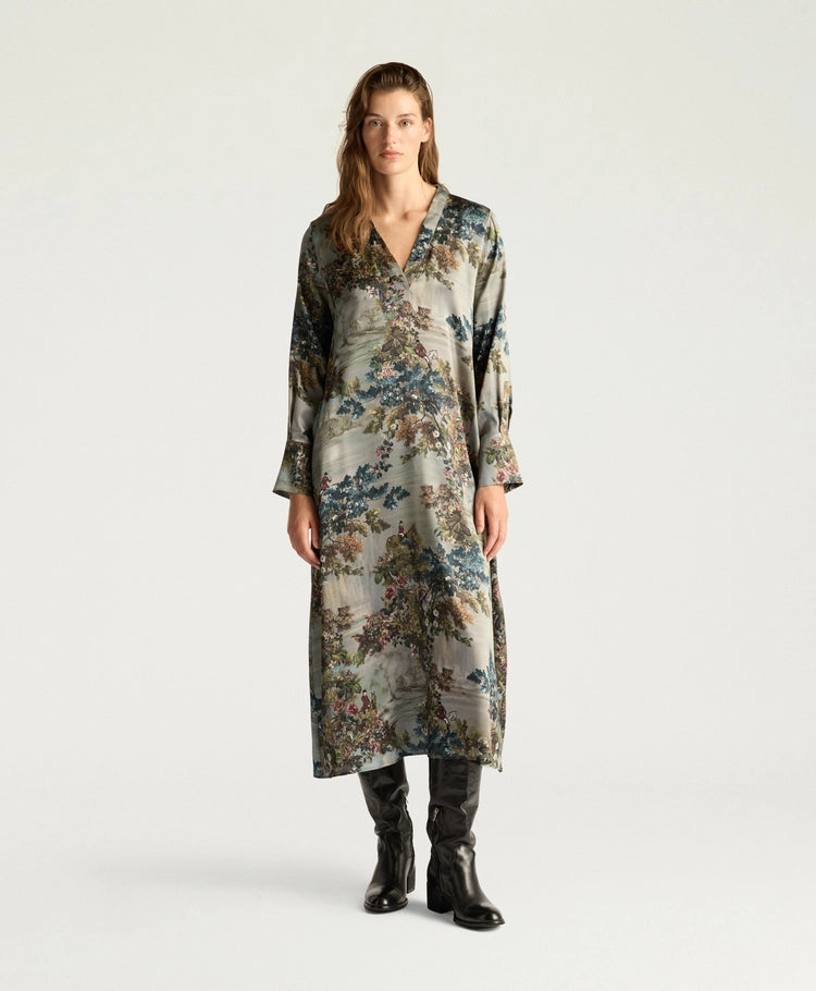 AMARA DRESS - MUD MULTICOLOR