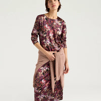 DIANA DRESS - MAGENTA MULTICOLOR