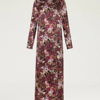 DIANA DRESS - MAGENTA MULTICOLOR