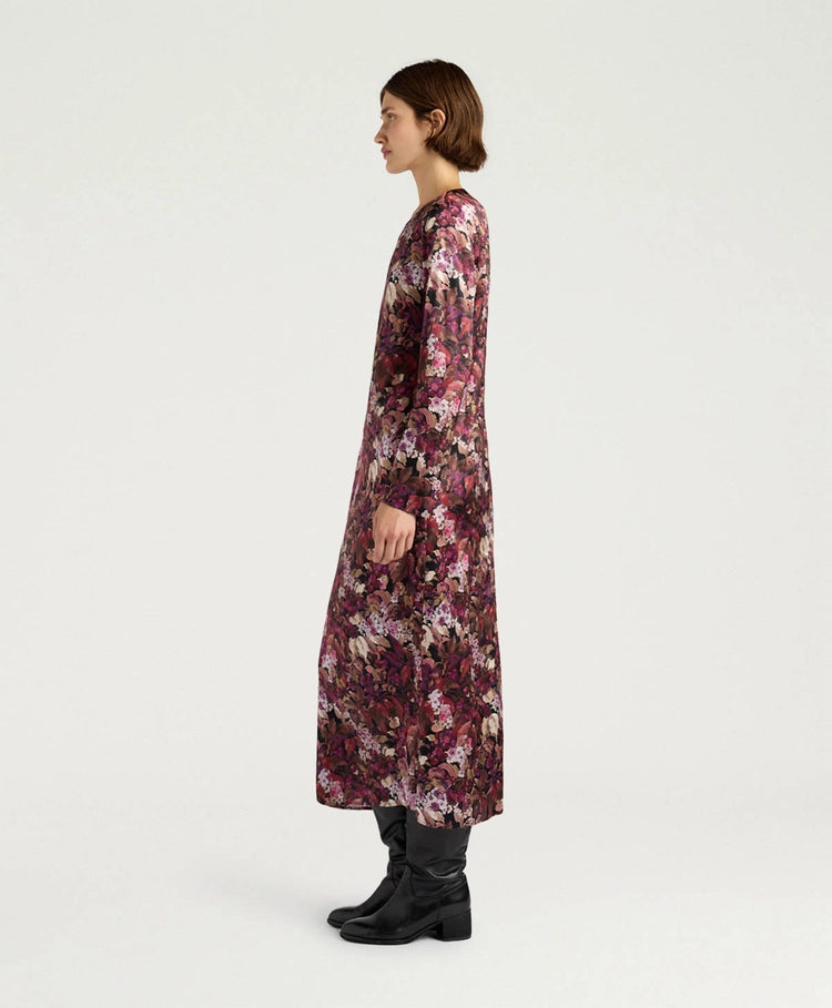 DIANA DRESS - MAGENTA MULTICOLOR