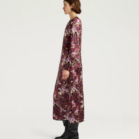 DIANA DRESS - MAGENTA MULTICOLOR