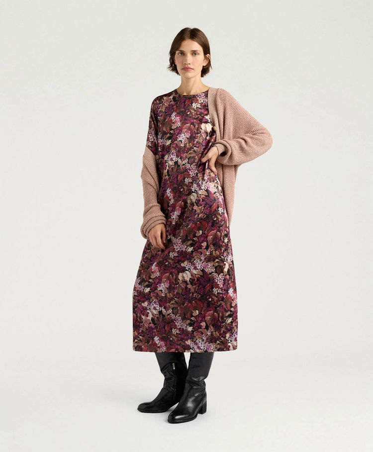 DIANA DRESS - MAGENTA MULTICOLOR