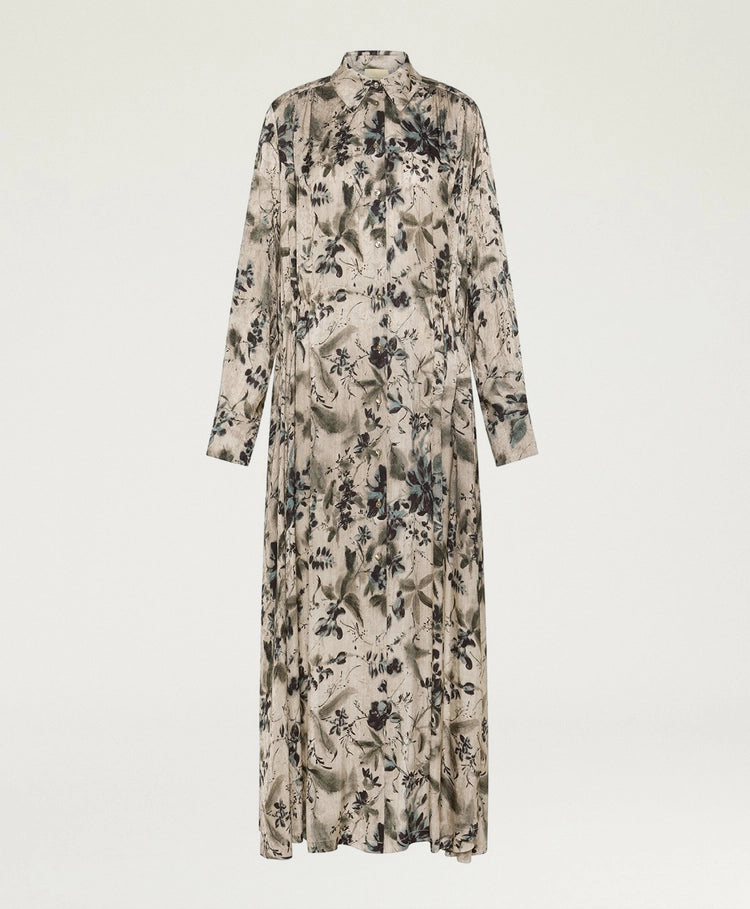 NATALIE DRESS IN PRINTED JACQUARD VISCOSE