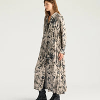 NATALIE DRESS IN PRINTED JACQUARD VISCOSE