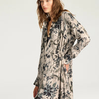 NATALIE DRESS IN PRINTED JACQUARD VISCOSE