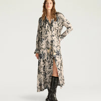 NATALIE DRESS IN PRINTED JACQUARD VISCOSE