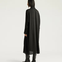 SCILLY DRESS IN JACQUARD - BLACK