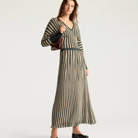 PIE MULTISTRIPED LUREX SKIRT