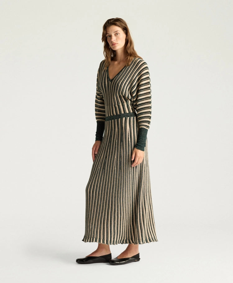 PIE MULTISTRIPED LUREX SKIRT
