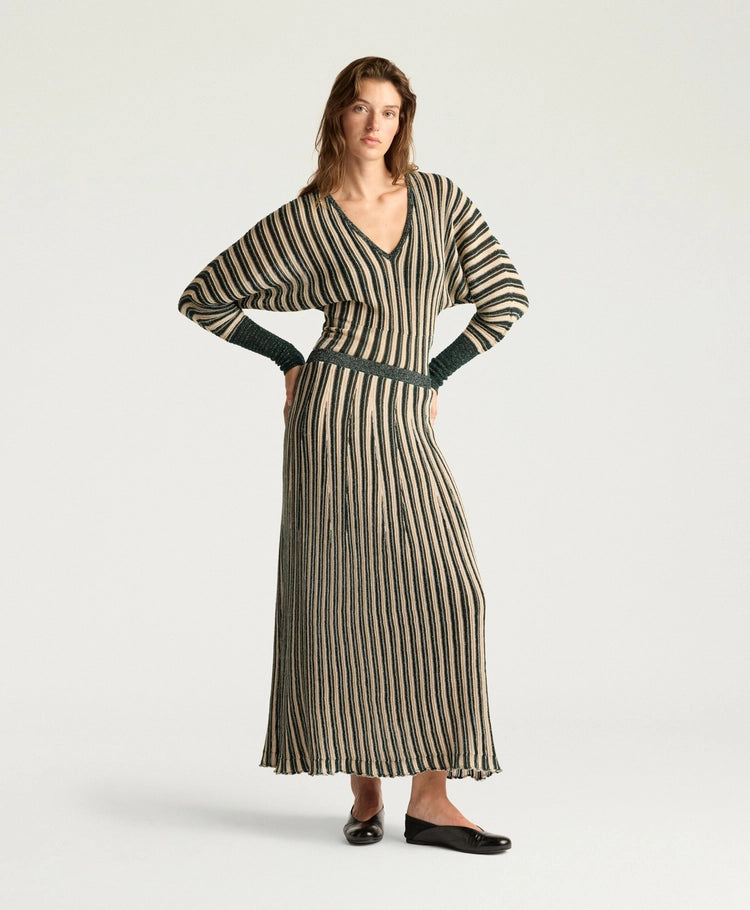 PIE MULTISTRIPED LUREX SKIRT