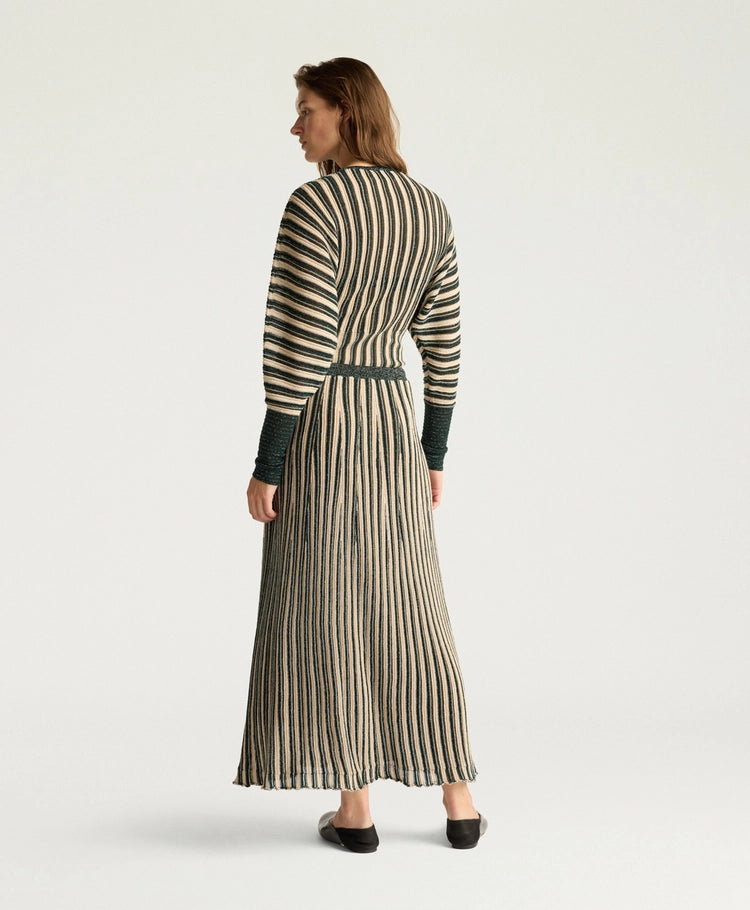 PIE MULTISTRIPED LUREX SKIRT