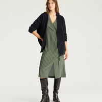 JASPER CARDIGAN IN JACQUARD - BLUE