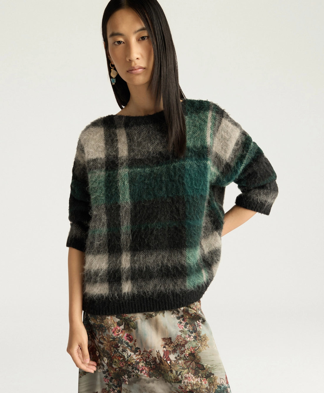 PETUNIA SWEATER IN BRUSHED JACQUARD - MULTICOLOR