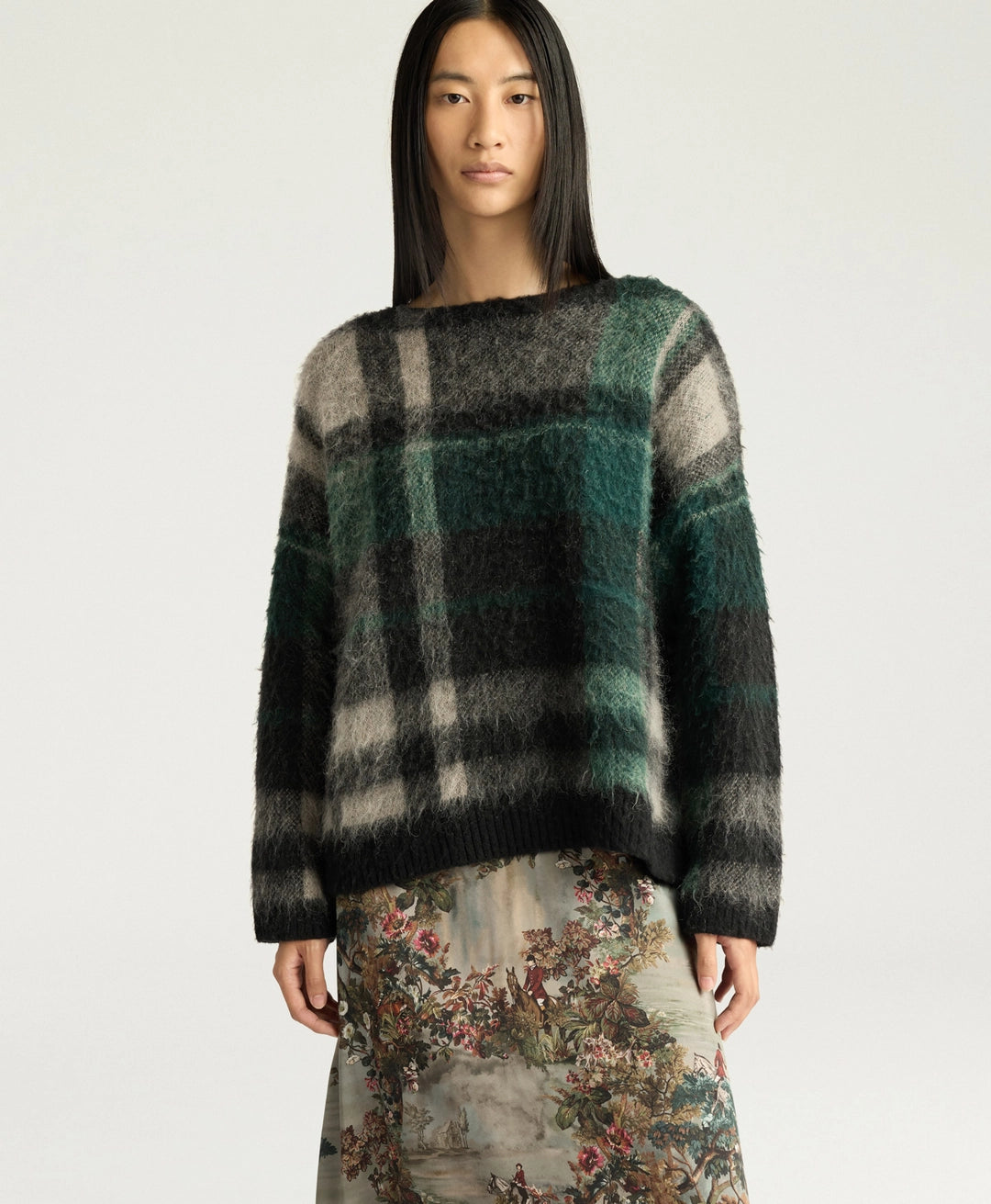 PETUNIA SWEATER IN BRUSHED JACQUARD - MULTICOLOR