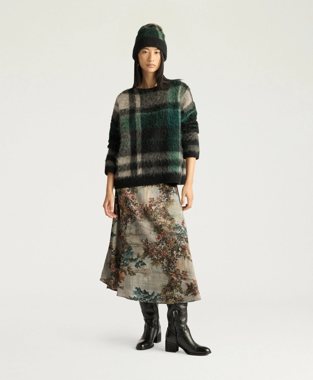 PETUNIA SWEATER IN BRUSHED JACQUARD - MULTICOLOR