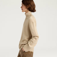QUINCE SWEATER IN WOOL/CASHMERE - SAND