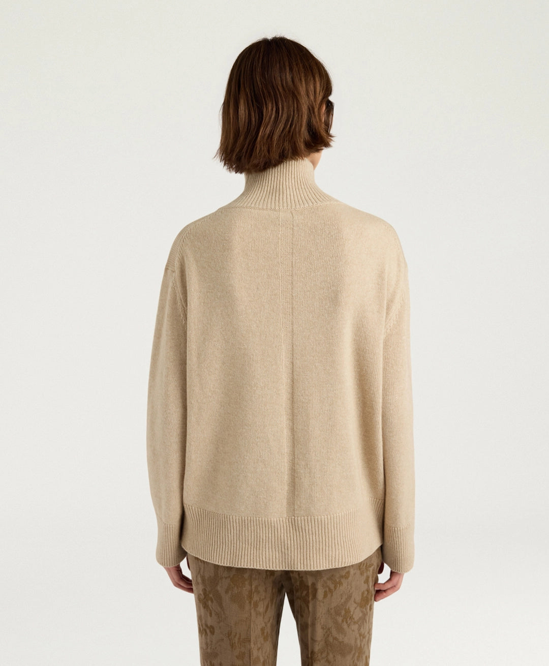 QUINCE SWEATER IN WOOL/CASHMERE - SAND