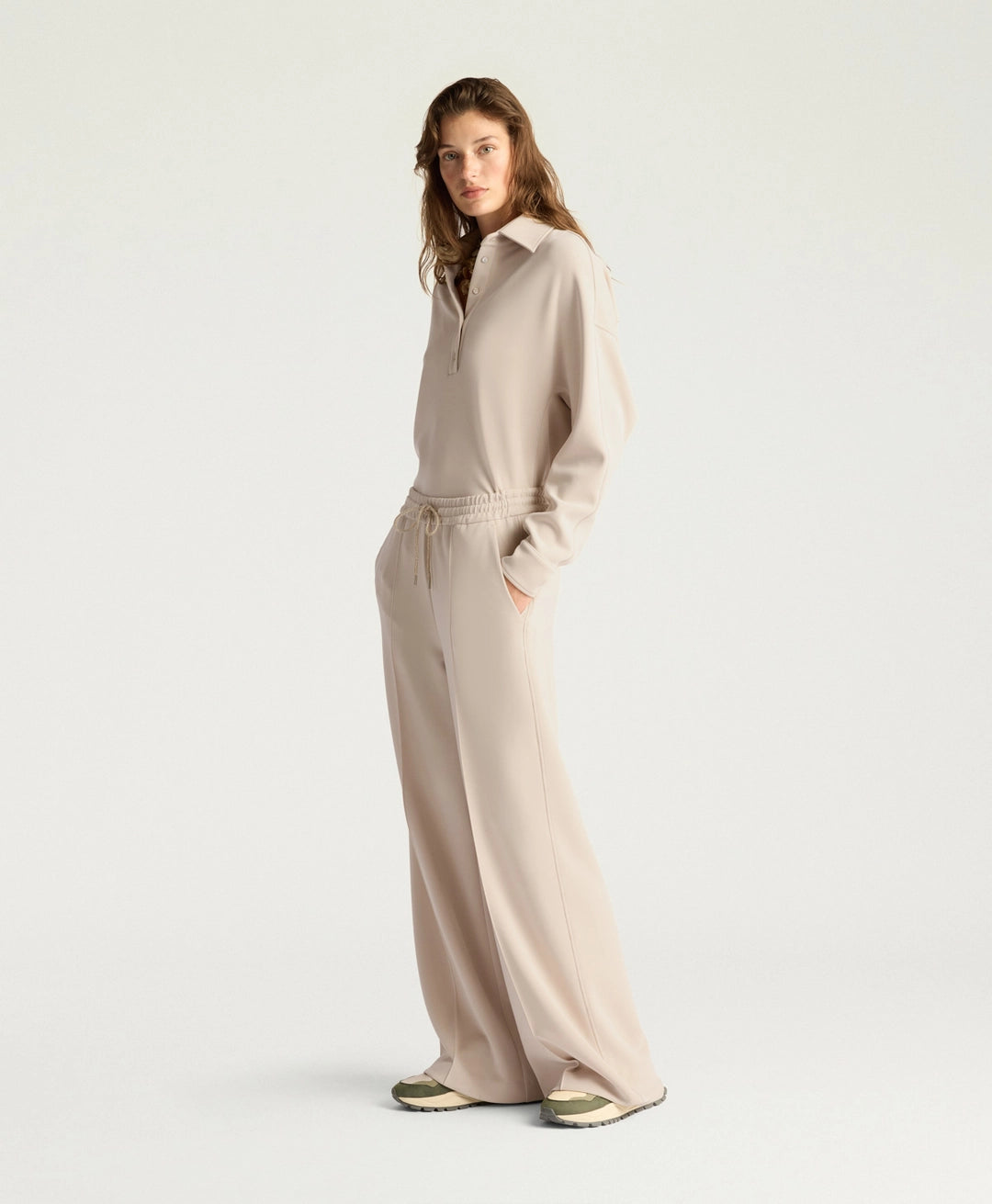 CELTIC PANTS IN MODAL JERSEY - SAND