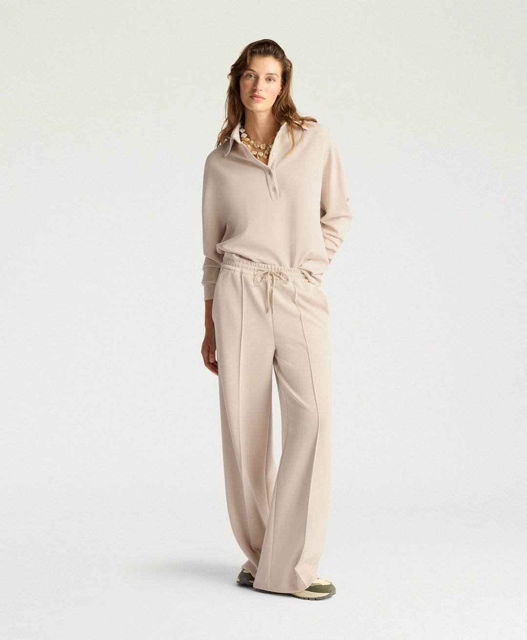 CELTIC PANTS IN MODAL JERSEY - SAND