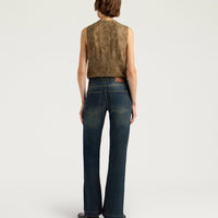 CAMDEN PANTS IN 10 OZ STONE WASHED DENIM - MUD