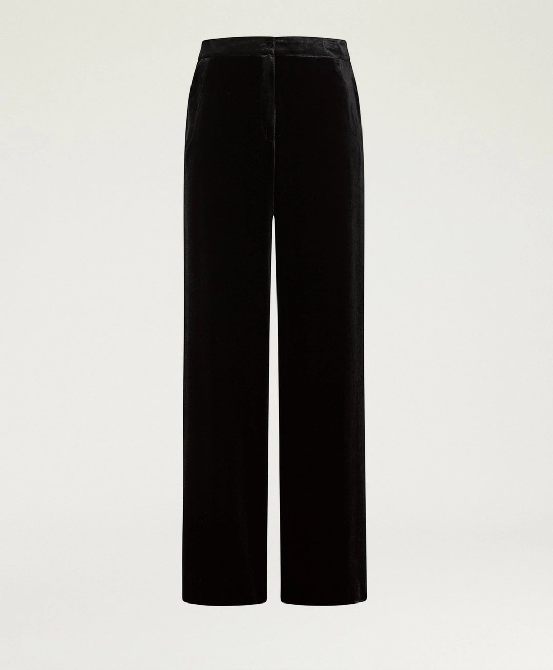 OLIVER PANTS IN SMOOTH VELVET - BLACK
