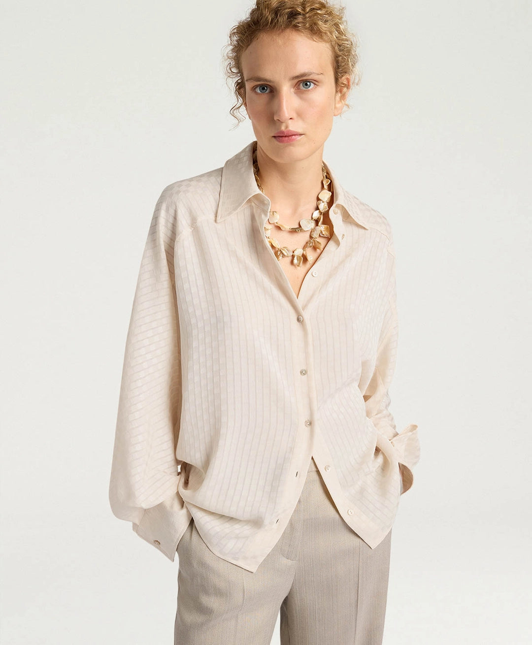 SAMUEL SHIRT: CREAM