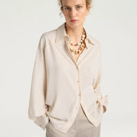SAMUEL SHIRT: CREAM