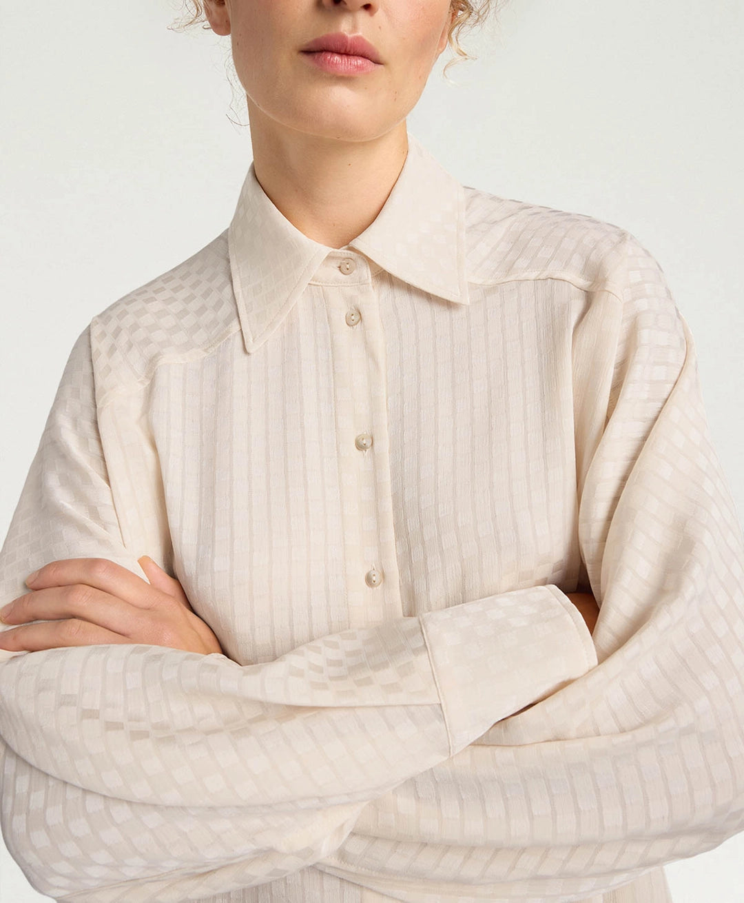 SAMUEL SHIRT: CREAM