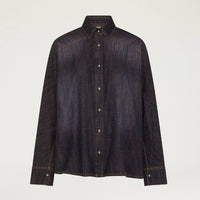 SAMUEL SHIRT: STONE WASHED DENIM