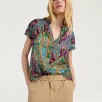 COPAL BLOUSE IN PRINTED COTTON VOILE