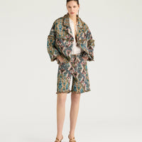 CANTADORA COAT IN GOBELIN - AVIO MULTICOLOR