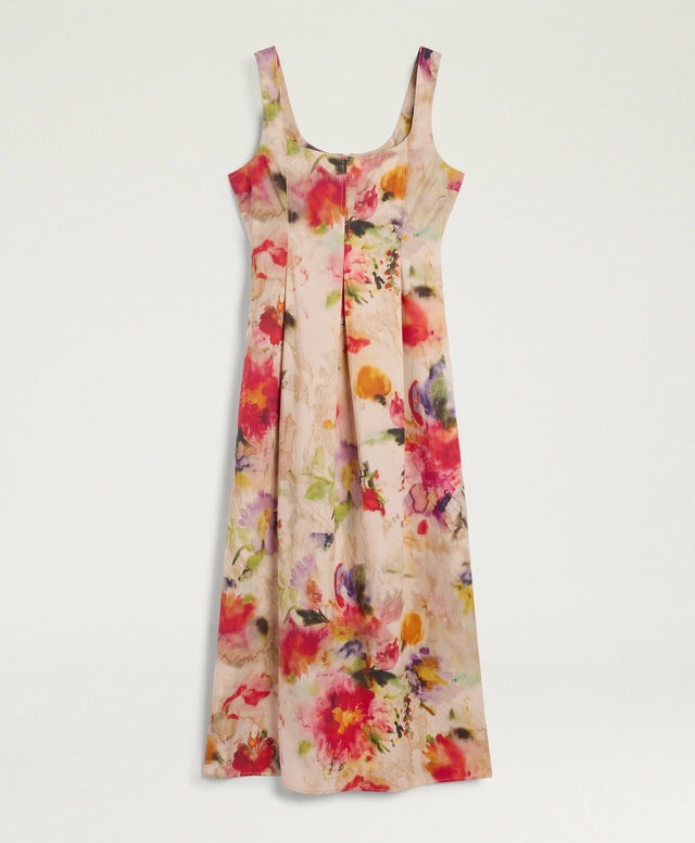 SHUE DRESS IN PRINTED POPLIN