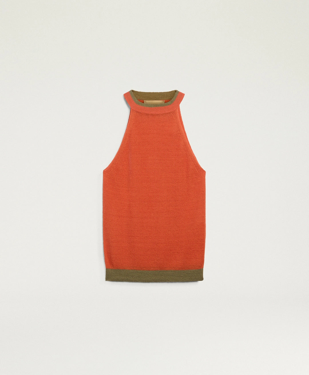 CARY TOP IN LINEN - ORANGE