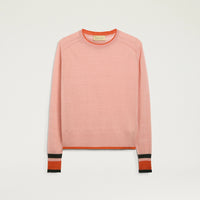 RIO SWEATER IN LINEN - PINK