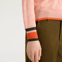 RIO SWEATER IN LINEN - PINK
