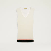 ELLA TOP IN LINEN - CREAM
