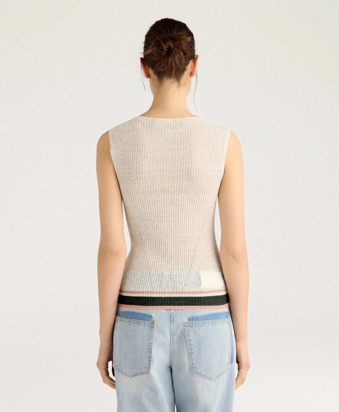 ELLA TOP IN LINEN - CREAM
