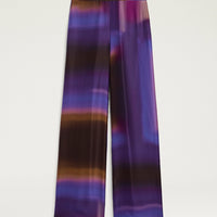 MARAJO PANTS IN ALL-OVER PRINTED SATIN