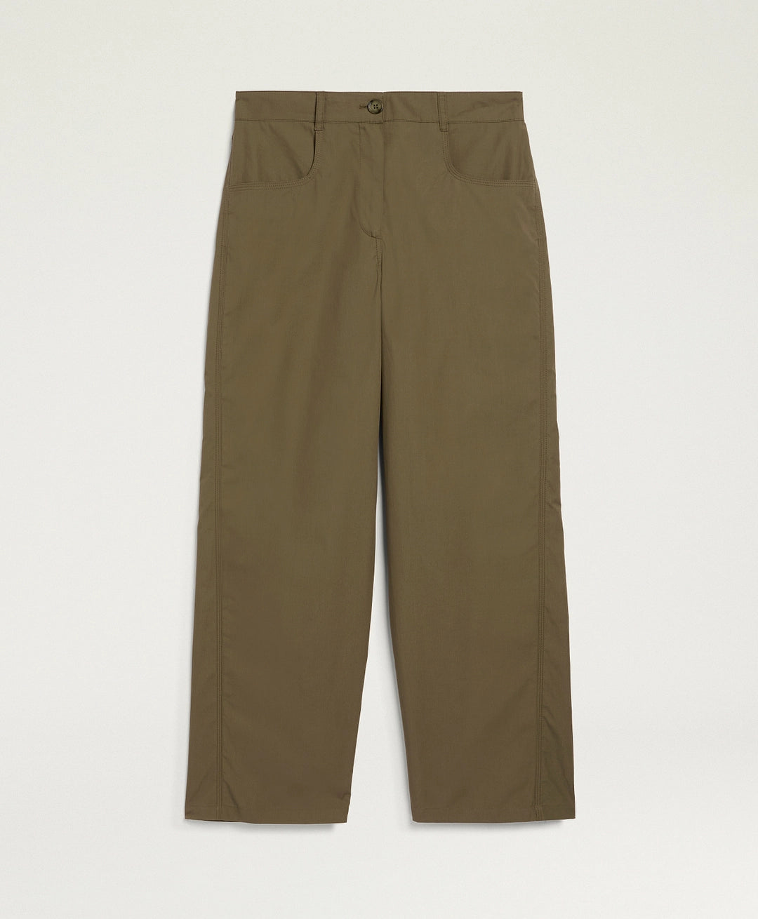 TRES PANTS IN POPLIN - KAHKI