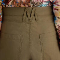 TRES PANTS IN POPLIN - KAHKI