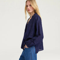 RIOS SHIRT IN EMBROIDERED VOILE