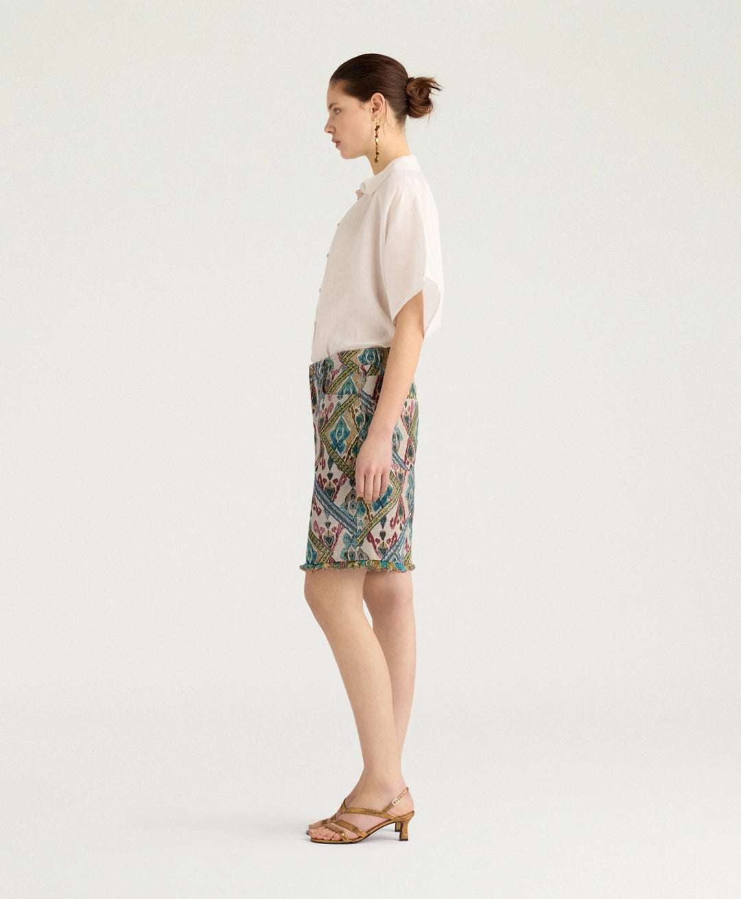 PINO SHORT IN GOBELIN - AVIO MULTICOLOR