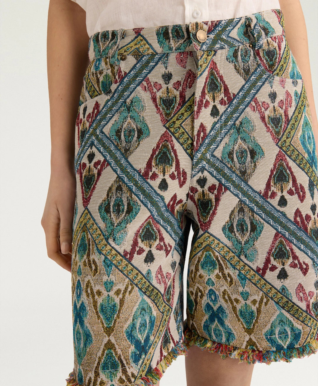 PINO SHORT IN GOBELIN - AVIO MULTICOLOR