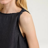CAMARO TOP IN LINEN - CHARCOAL GRAY