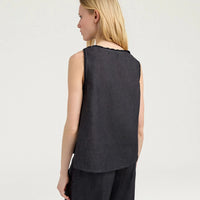 CAMARO TOP IN LINEN - CHARCOAL GRAY