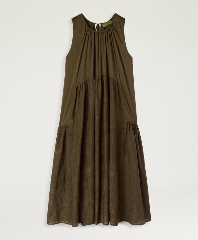 COBRE DRESS IN EMBROIDERED VOILE