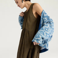 COBRE DRESS IN EMBROIDERED VOILE