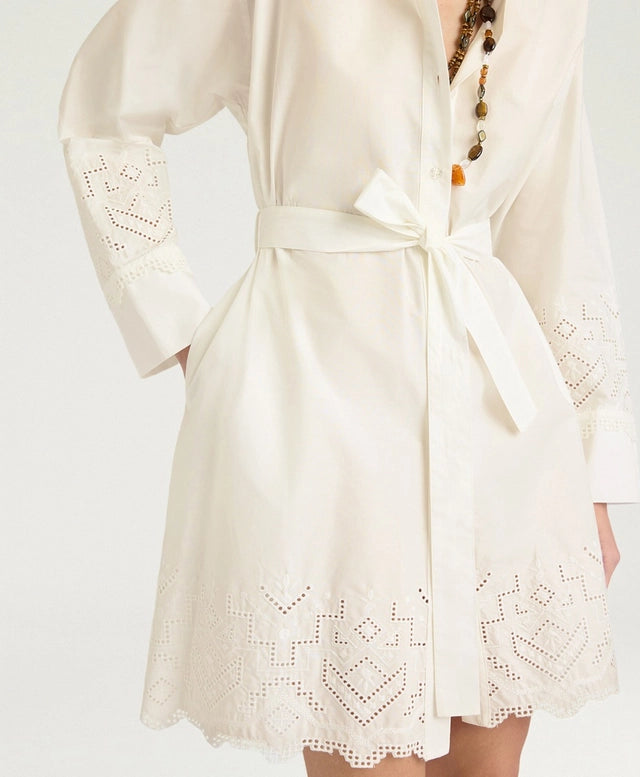 COYOTERA DRESS IN BRODERIE ANGLAISE POPLIN
