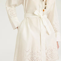 COYOTERA DRESS IN BRODERIE ANGLAISE POPLIN