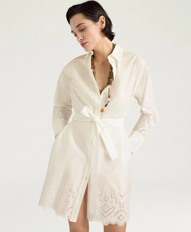 COYOTERA DRESS IN BRODERIE ANGLAISE POPLIN
